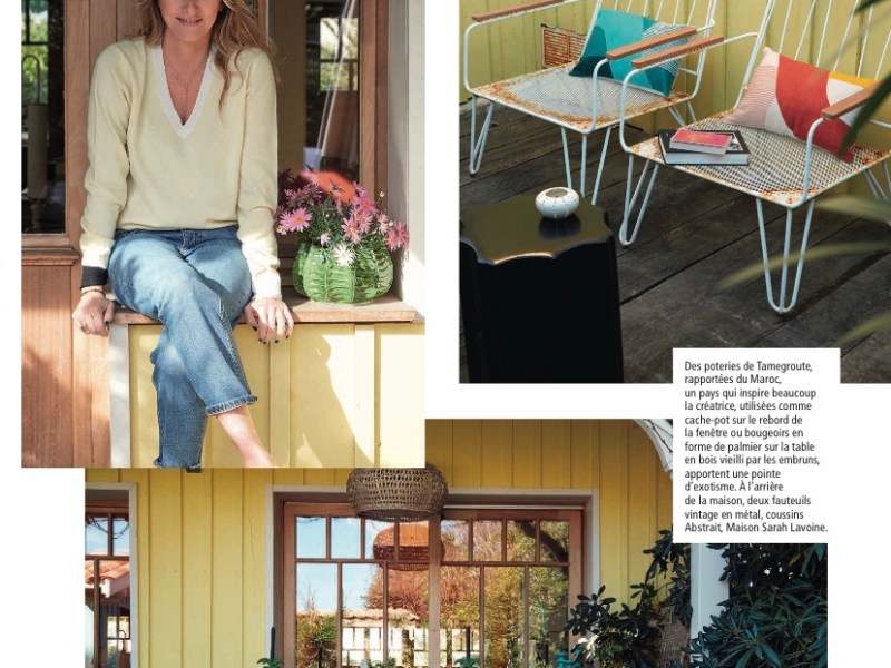 Sarah  Poniatowski pour Madame&nbsp;Figaro