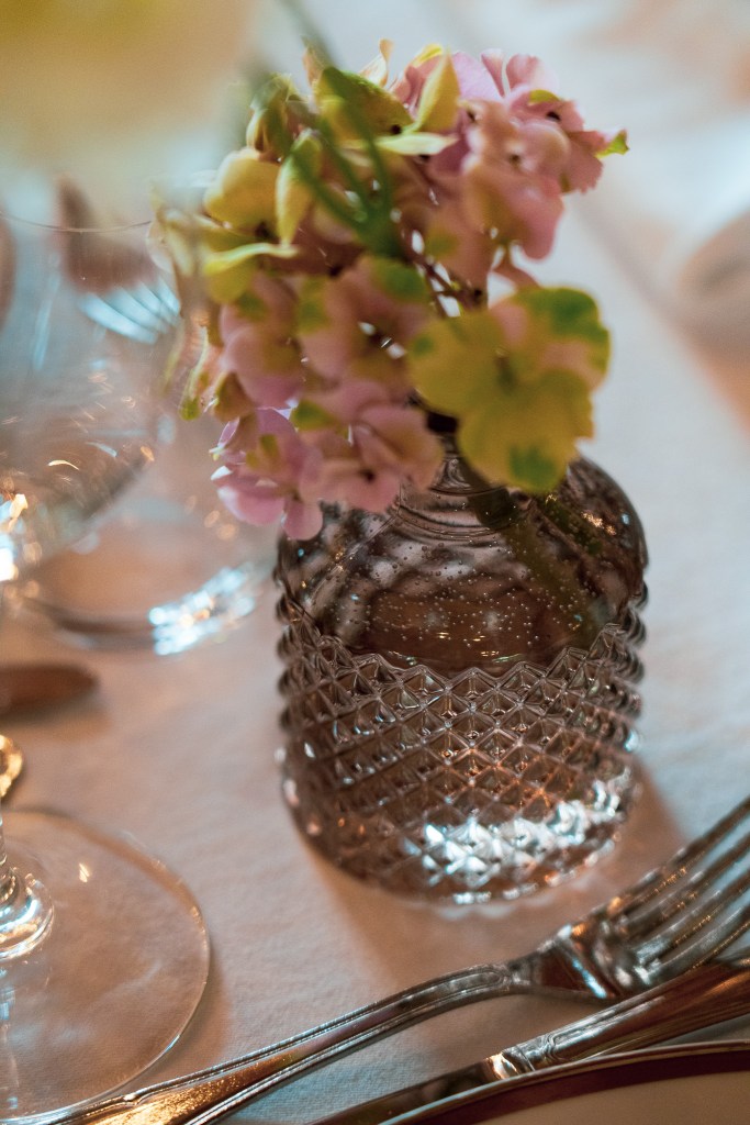 La décoration des tables des mariés